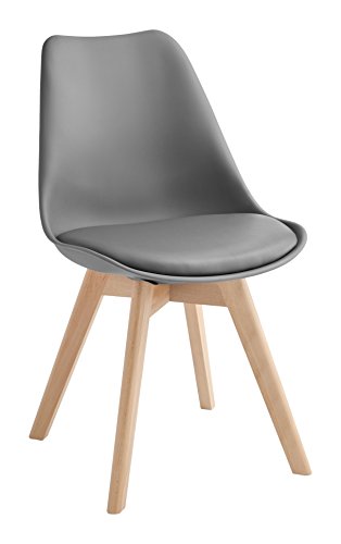 Design Twist, Tommy - Juego de 4 sillas, Madera, 52 x 48,5 x 82 cm