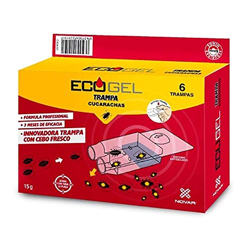 Ecogel 4026 - Trampa contra cucarachas, 15 g