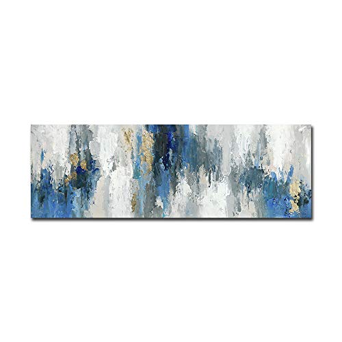 FajerminArt Cuadro en lienzo – Arte abstracto moderno lienzo pintura al óleo, cuadro de pared de lienzo para decoración de la sala de estar, sofá o hogar (sin marco ni estructura)