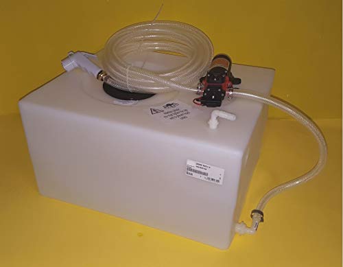 Futi Snc - Kit de ducha con bomba autoclave de 12 V y depósito para agua, barco, náutica y autocaravana