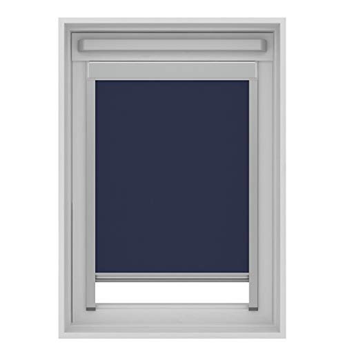 Gamma S06/606/4 - Estor enrollable para ventanas de techo Velux (114 x 118 cm), color azul oscuro