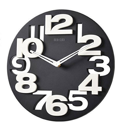 GMMH 3 D con diseño Moderno Reloj de Pared de Cocina baduhr Oficina Reloj de la decoración Tranquila 8808