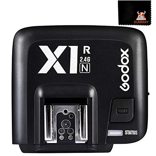 Godox X1R-N 2.4 GHz TTL Receptor de Controlador de Flash inalámbrico para Disparador X1N para Nikon Series Camara (X1R-N Trigger)
