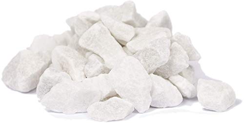 HEKU 30336-01: Piedras Decorativas Blancas, 750 g, en Lata resellable, 750 Gramos