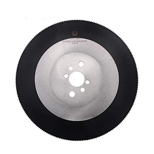 Hoja de sierra de corte HSS YKLP circular para acero inoxidable, 250 x 2,5 x 32 mm