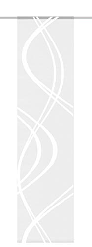 Home Fashion 87461 – 710 wollweiß H: 245 x B: 60 cm Scherli – Panel japonés Voile
