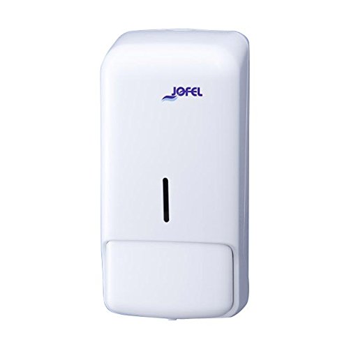 Jofel AC80050 Azur Dosificador de Jabón Rellenable, 0,85 L, Blanco