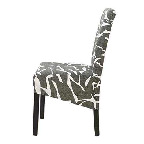Juego de 2 fundas de silla de comedor, tamaño XL, extensibles, lavables y elásticas, para silla de respaldo alto