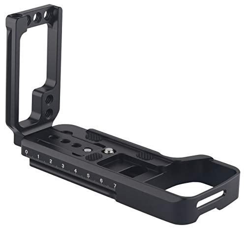 L-Bracket para Sony A7RIII / A7III / A7M3 / A9 con La Placa de Liberación Rápida para Arca Swiss Tripod, Extiende la Altura de la Cámara en 20mm