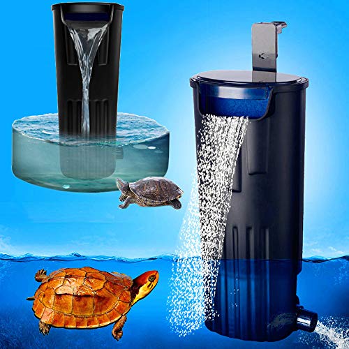 LONDAFISH Filtro Sumergible Mudo del Agua del Filtro de la Tortuga para la filtración del Tanque/del Acuario 600L / H de la Tortuga