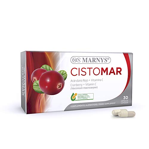 MARNYS Cistomar Concentrado de Arándano Rojo Americano con Vitamina C 30 Cápsulas vegetales