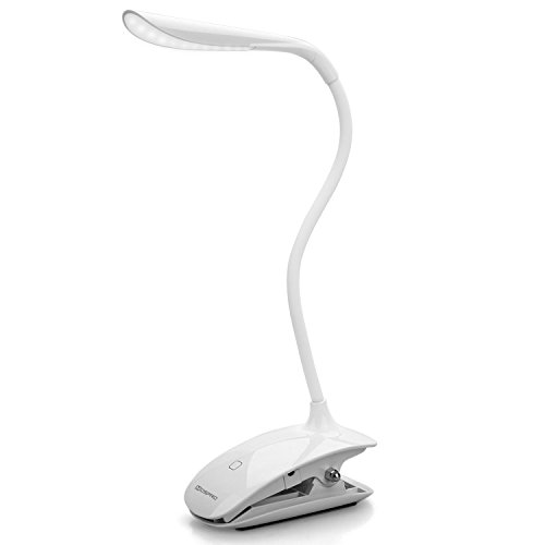 Mospro Clip Light, Desk Lamps, Book Reading Bedside Lights with Flexible Neck