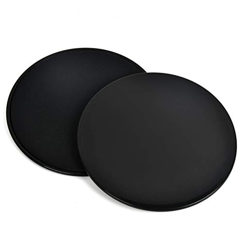 N\A Núcleo deslizante para ejercicios de núcleo doble, 2 discos deslizantes para moquetas y suelos duros, Core Sliders para entrenamiento abdominal, entrenamiento de cuerpo entero, crossfit en casa