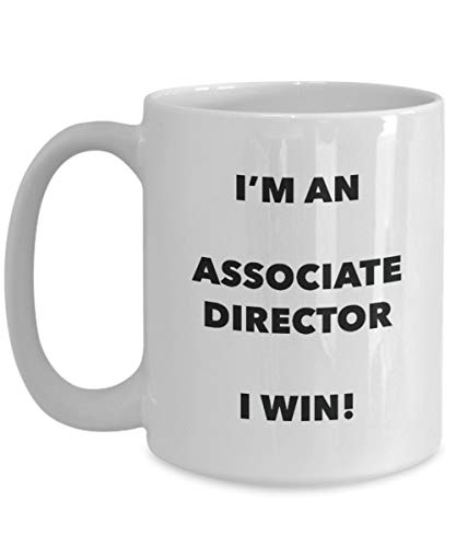 N\A Taza de Director Asociado - Soy un Director Asociado ¡Gano! - Taza de Café Divertida - Idea Cumpleaños Novedoso