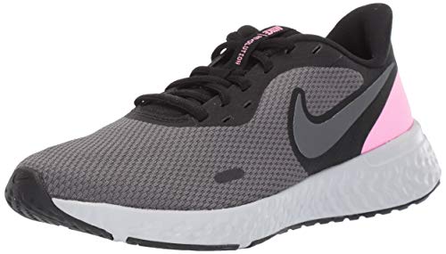 Nike Revolution 5, Zapatillas de Atletismo Mujer, Multicolor (Black/Psychic Pink/Dark Grey 004), 38.5 EU