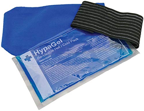 Paquete de terapia HypaGel con compresas de gel frío y caliente y brazalete de compresión