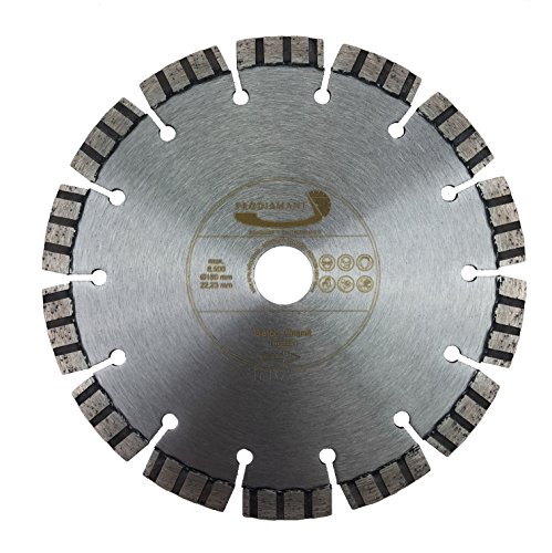 PRODIAMANT Disco de corte de diamante premium hormigón láser 180 mm / 22,2 mm, gris, PDX821.711 180mm