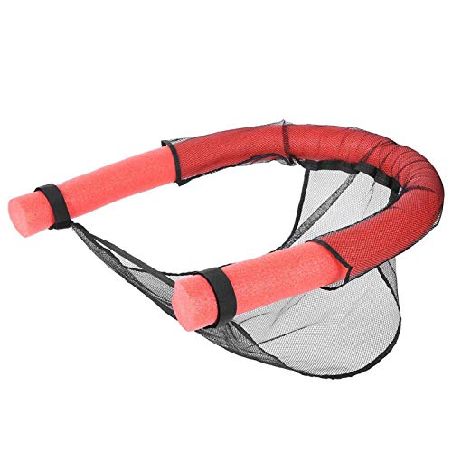SALUTUYA Silla de Piscina Flotante Net 2 Colores Diferentes Silla de baño para niños, para Deportes acuáticos, para Piscinas(Red)