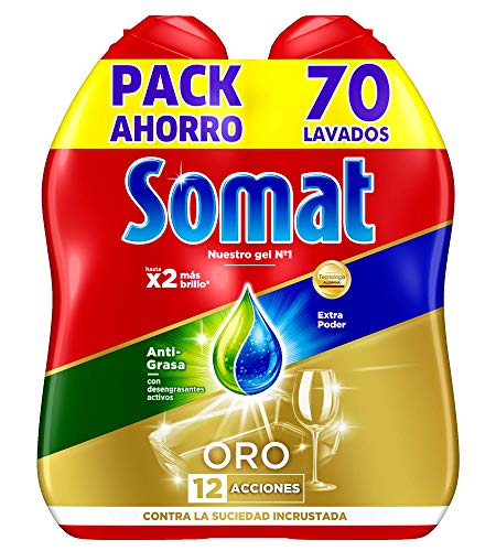 Somat Oro Gel Lavavajillas Antigrasa - 70 Lavados