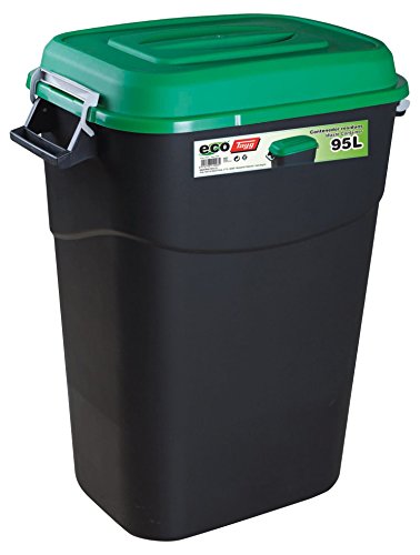 Tayg 410031 Contenedor de residuos Eco 95L VE, Verde