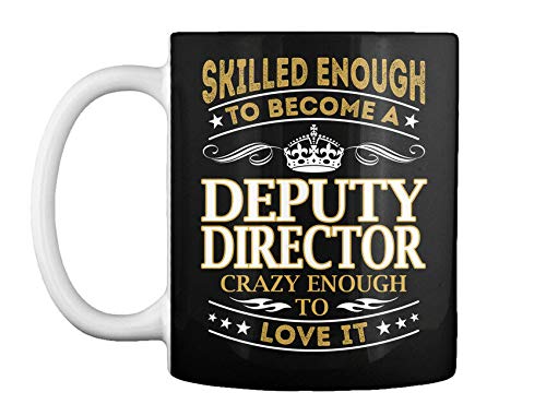 Taza de café con suficientes habilidades para el director adjunto de 12 onzas de novedad para oficina, cumpleaños, Navidad, café, taza de té