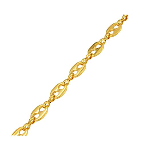 TENDENZE Collar Cadena Marina 18k oro doublé 5,3mm longitud 90cm directamente desde la fábrica italiana para mujer y hombre