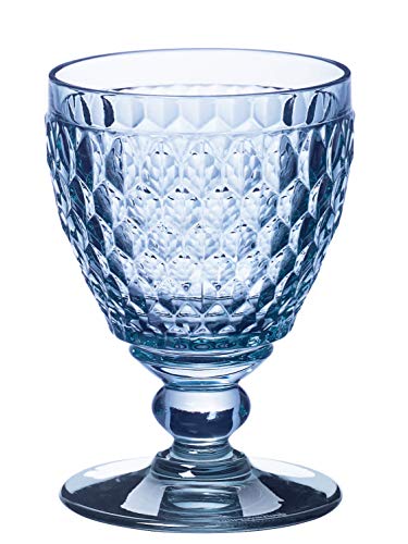 Villeroy & Boch Boston Coloured Copa de Vino Blanco, 230 mililitros, Cristal, Azul