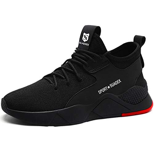 Zapatos de Seguridad para Hombre con Puntera de Acero Zapatillas de Seguridad Trabajo, Calzado de Industrial y Deportiva 41 EU/255