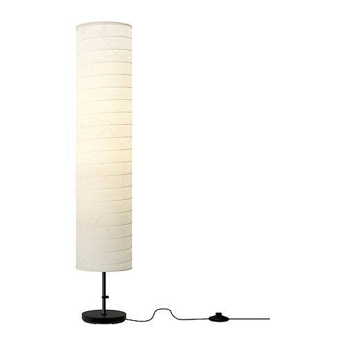 2 lámparas de pie Ikea 301.841.73 Holmo, metal, 46 pulgadas, blanco