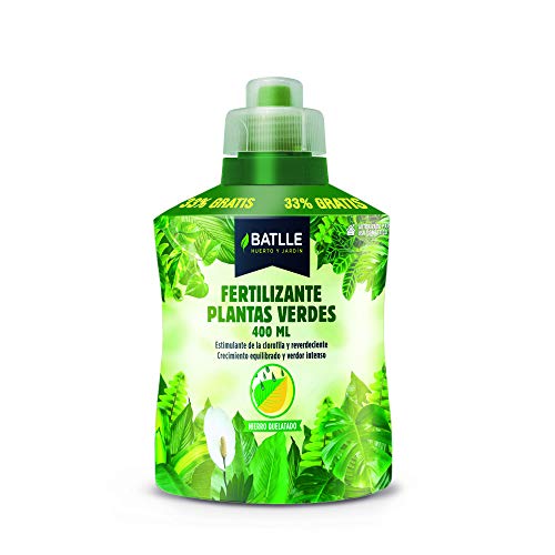 Abonos - Fertilizante Plantas Verdes Botella 400ml - Batlle