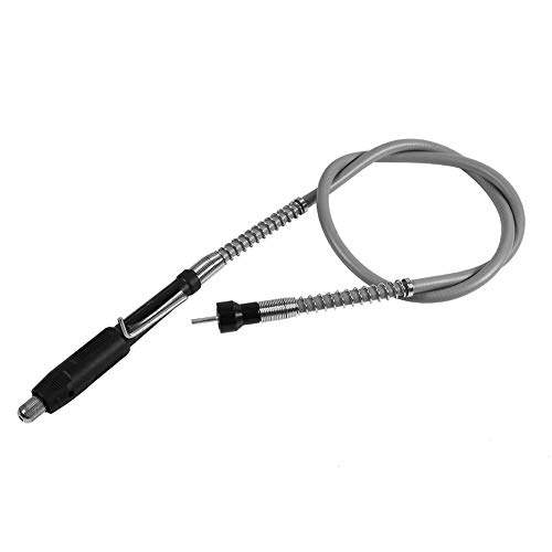Adaptador de eje flexible Accesorio Taladro eléctrico flexible Cable de extensión Eje flexible para herramienta de amoladora giratoria + M8 Diámetro de sujeción de mandril sin llave 3,2 mm
