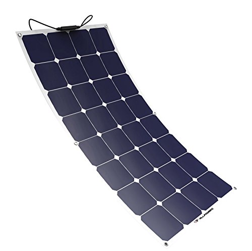 ALLPOWERS Panel Solar 100W 18V 12V Sunpower de Panel Solar Célula Solar Ideal para Cargar de 12 Volt de Baterías