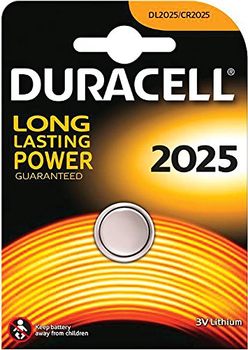 Duracell DL2025 - Blister 1 Pila Boton 3V-165 Mah-Dl.2025