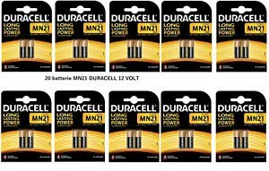 Duracell MN21 - Pila alcalina, 12 v 23A, 20 Unidades