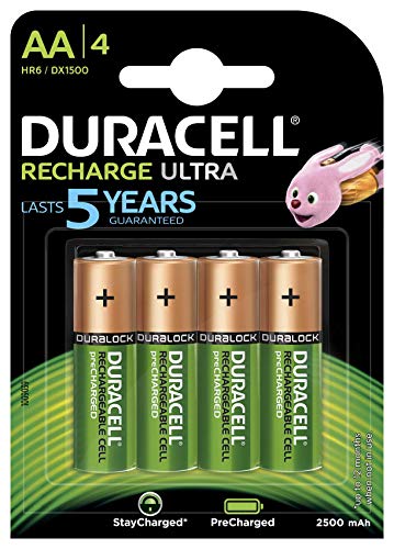Duracell Recharge Turbo, Batería, NiMH 2500 mAh, 12 V, AA