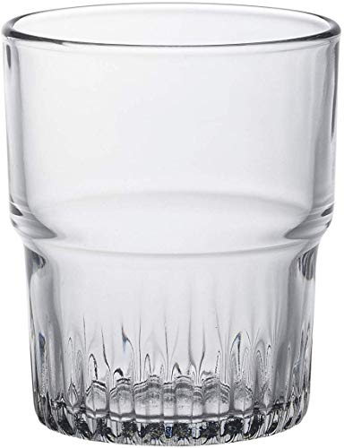 Duralex Empilable copa de agua 200ml, apilable, sin la marca de llenado, 6 vidrio