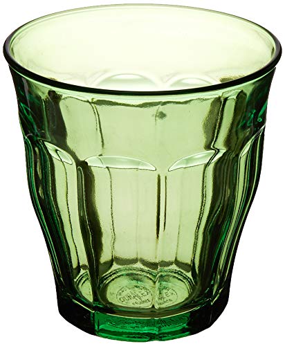 Duralex - Juego de 6 vasos Picardie verdes de 25 cl, color verde