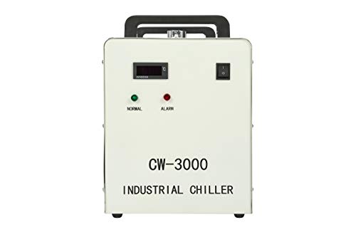 Enfriador de agua industrial Cool CW-3000AG para máquina grabadora de tubos láser CO2 de 50W 60W 80W