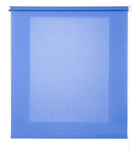 Estores Basic- Enrollable Traslúcido , Azul, 75x175 cm, tela, 75x175cm