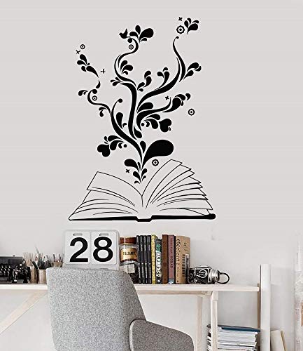 Etiqueta de la pared del árbol de la sabiduría, biblioteca escolar, aula, sala de estudio, dormitorio, decoración del hogar, arte, etiqueta de la pared A6 41x57cm