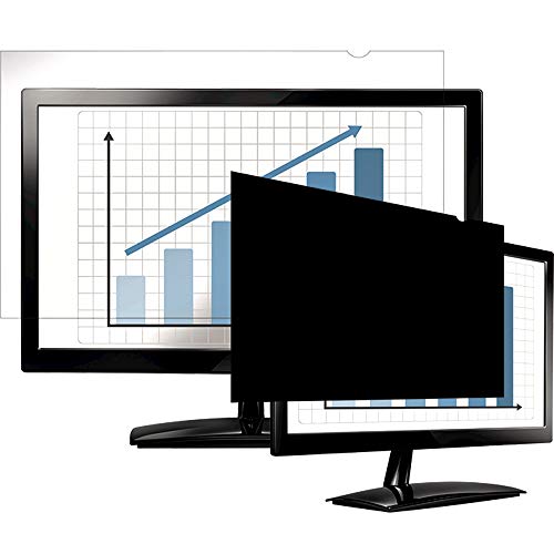 Fellowes Filtro de privacidad PrivaScreen monitores de 23.8" Pulgadas 16:9 (Panorámica) - Fácil de Colocar y retirar con pestañas Adhesivas