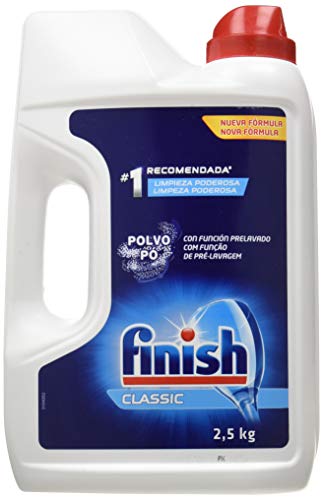 Finish Classic - Detergente para el Lavavajillas, en Polvo, 2.5 kg
