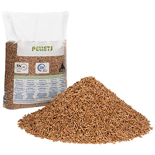 FlashPrix - pellet para estufa 15kg de madera reciclada y biomasa para lecho de conejos, gatos y más mascotas