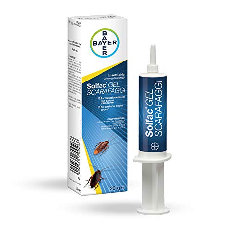 Insecticida Bayer Solfac gel líquido para cucarachas 20 g, veneno para insectos