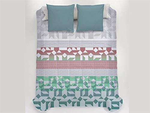 JAVIER LARRAINZAR Edredón Conforter Tripoli 150-Color Verde, Cama 150 cm