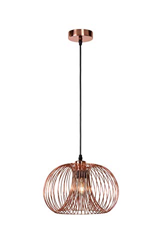 Lucide VINTI iluminación de techo Copper colour E27 - Lámpara, hierro