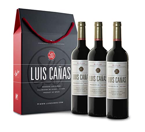 Luis Cañas Reserva Vino Tinto Estuche 3 Botellas - 750 ml