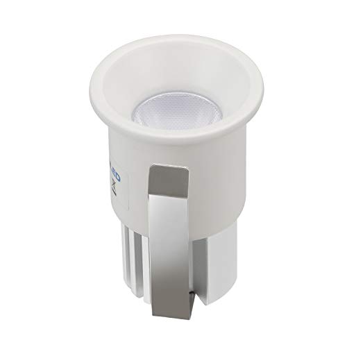 Mini focos LED pequeños accesorios/Foco empotrable de techo Downlight para Cree Led 3W blanco cálido 3000K + controlador