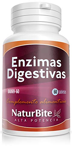 Naturbite Enzimas Digestivas - 60 Tabletas, 58 g