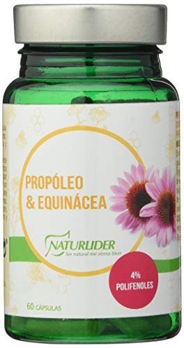 NATURLIDER Complemento Alimenticio a Base de Propóleo y Equinácea - 60 Cápsulas vegetales
